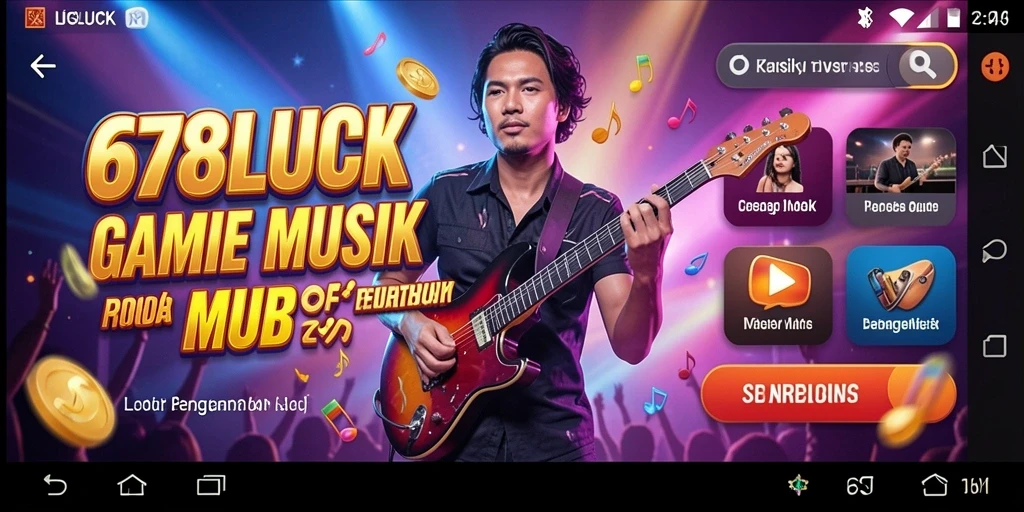 Screenshot gameplay menampilkan aksi bermain musik yang seru.