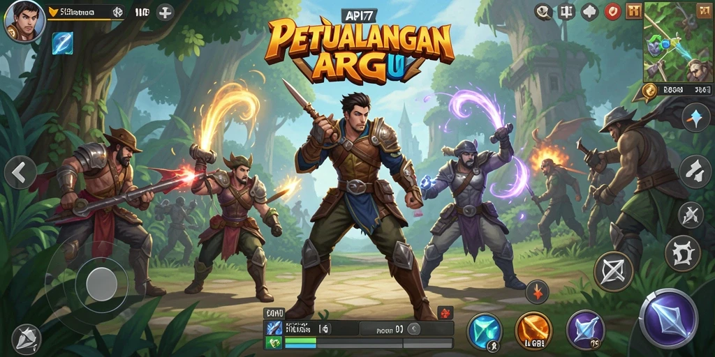 Gameplay menakjubkan dari API77 menunjukkan aksi petualangan yang mendebarkan.