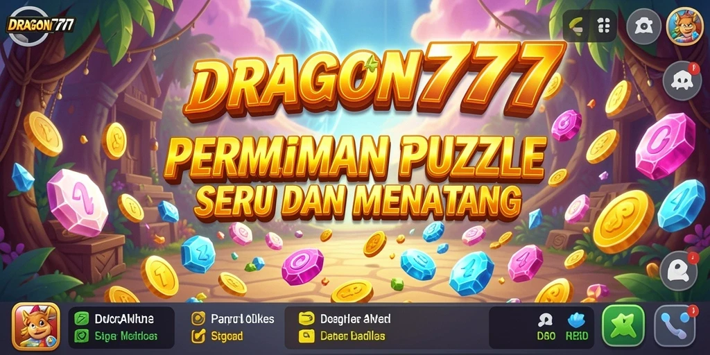 Screenshot DRAGON777 menampilkan gameplay Puzzle yang seru dan menantang.