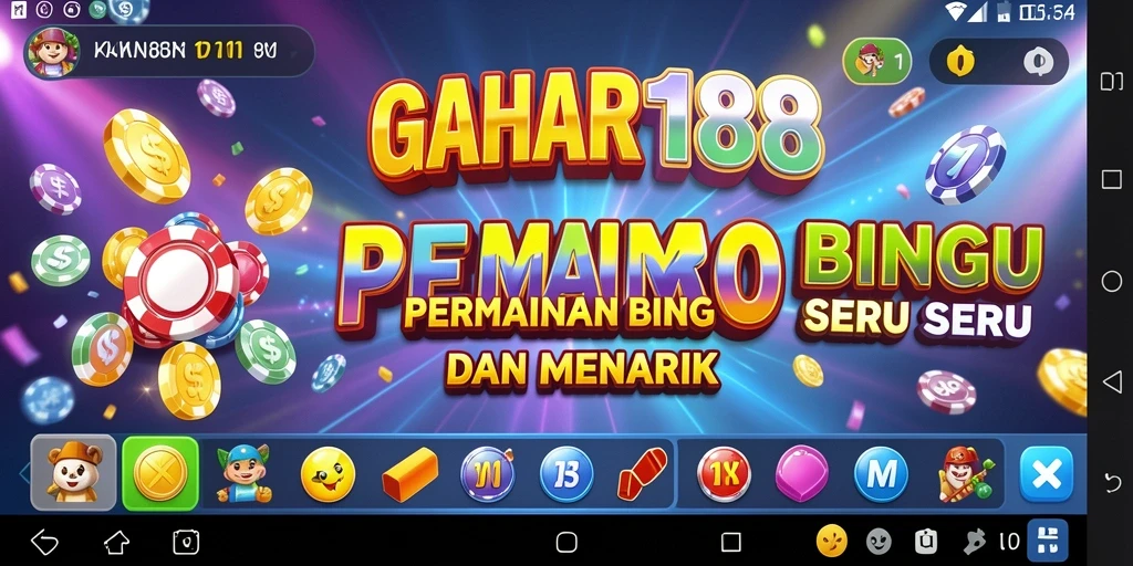 Screenshot utama GAHAR188 menampilkan gameplay Bingo yang menarik.