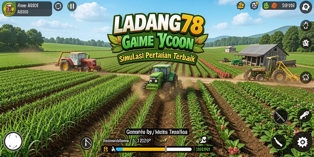 Gameplay Tycoon yang seru dan menantang di LADANG78.