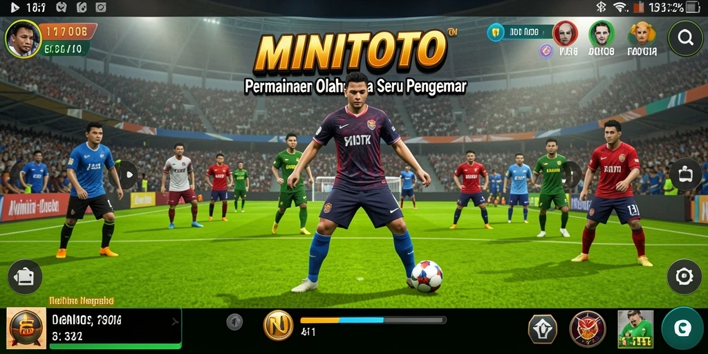 Tampilan gameplay menarik dari MINITOTO dalam aksi olahraga.