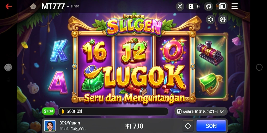 Tampilan menarik dari gameplay Slot MT777 dengan grafis yang memukau.