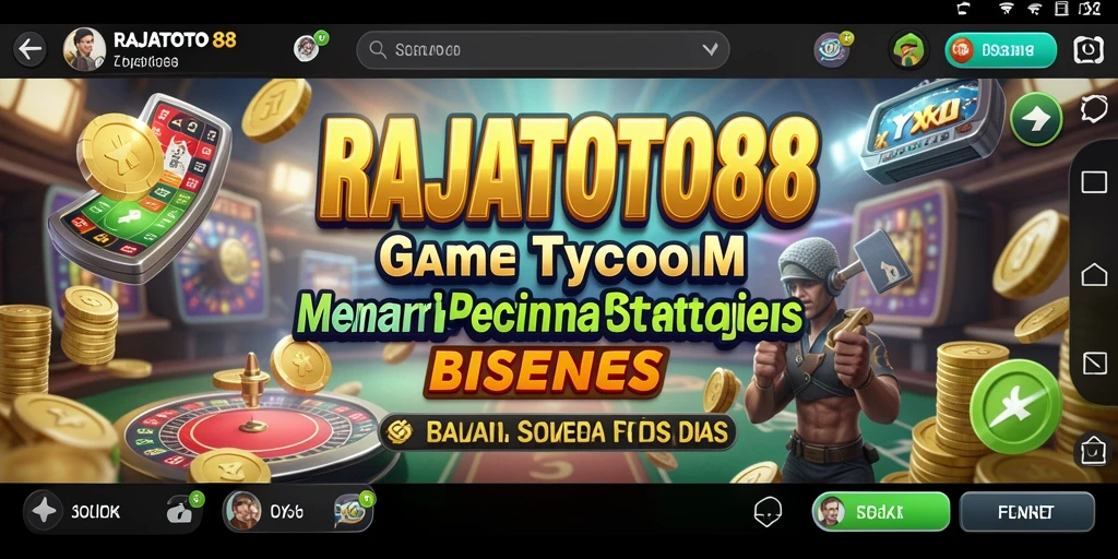 Tampilan menarik dari gameplay Tycoon RAJATOTO88 yang seru dan mendebarkan.